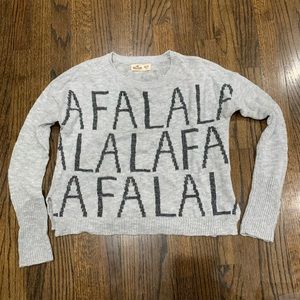 Hollister Pullover Sweater Light Gray XS/S